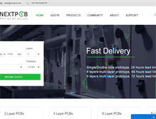 Tablet Screenshot of nextpcb.com